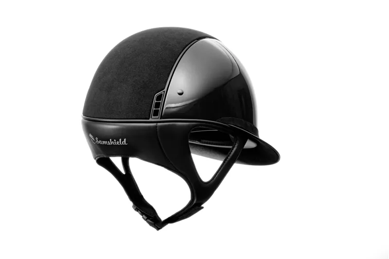 Samshield Miss Shield Glossy Helmet Limited Edition Black-1